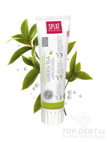 SPLAT Professional Green Tea bělící zubní pasta, 100ml