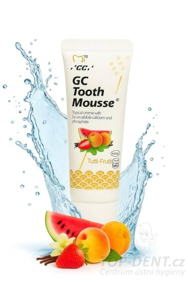 GC Mousse dentální krém s vápníkem Tutti-Frutti, 40g