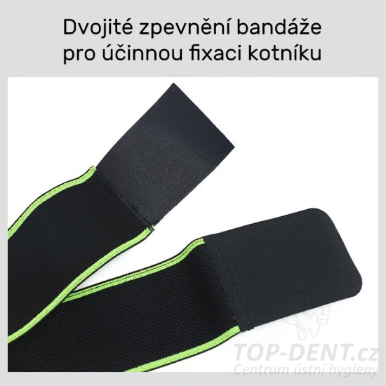 Kompresní bandáž na kotník (černá), 1 ks
