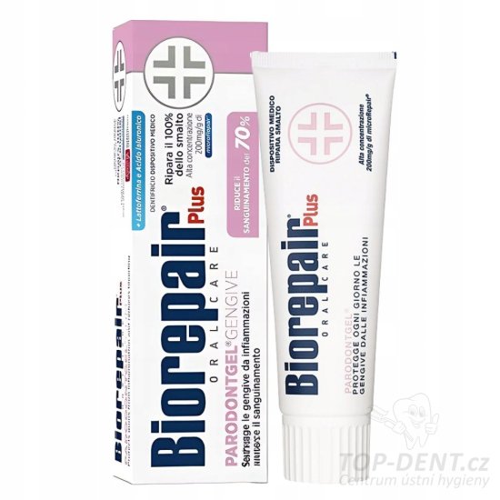 BioRepair Plus Parodontgel zubná pasta na krvácavé ďasná, 75ml