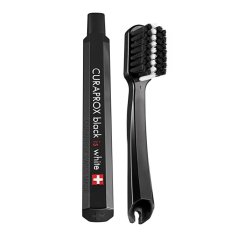 Curaprox Travel set Black is White - náhradní hlavice, 2ks