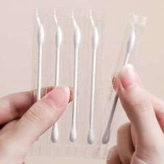 Jednotlivo balené vatové tyčinky, 50 ks