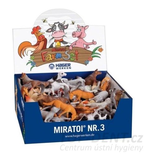 Miratoi Farmerset N.3 zvířátka pro děti, 100ks