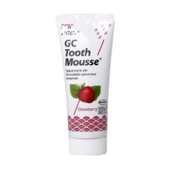 GC Mousse dentální krém s vápníkem Jahoda, 40g