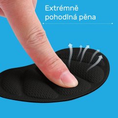 Výstelky do topánok za pätu (biele), 2 ks