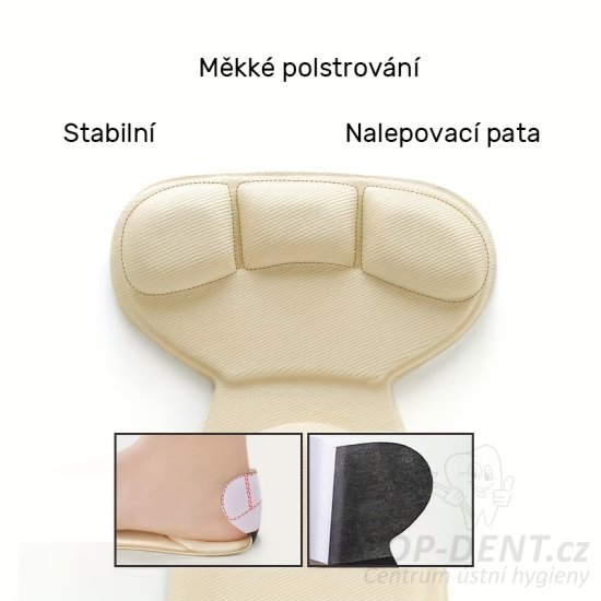 Měkká vložka do bot s patou (vel. 35-40), béžová