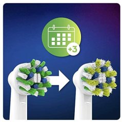 Oral-B CrossAction Clean CleanMaximiser EB 50-3RB náhradní kartáčky, 3 ks