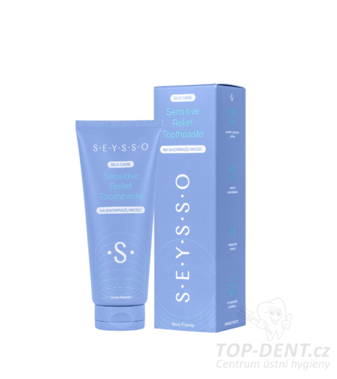 SEYSSO Sensitive Silk Relief zubní pasta na citlivé zuby s hydroyapatitem, 75ml