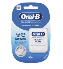 Oral-B Pro-Expert Healthy Gums zubní voskovaná páska (bez příchuti), 50m