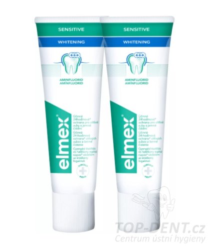 Elmex Sensitive Whitening Double Pack zubní pasta, 2x75ml