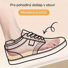 Gélové podpätníky 2 cm (transparent), 2 ks