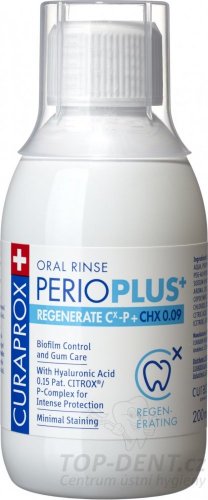 Curaprox Perio Plus+ Regenerate ústní voda, 4x100ml