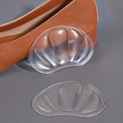Výstelky do bot za patu gelové (transparent), 2 ks