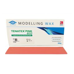 Tenatex Eco modelovací vosk růžový 187 x 88 x 1,5mm (24 plátků), 500g