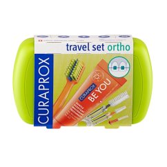 Curaprox Travel set ORTHO zelený