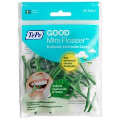 TEPE Mini Flosser GOOD mečíky s nití, 36 ks