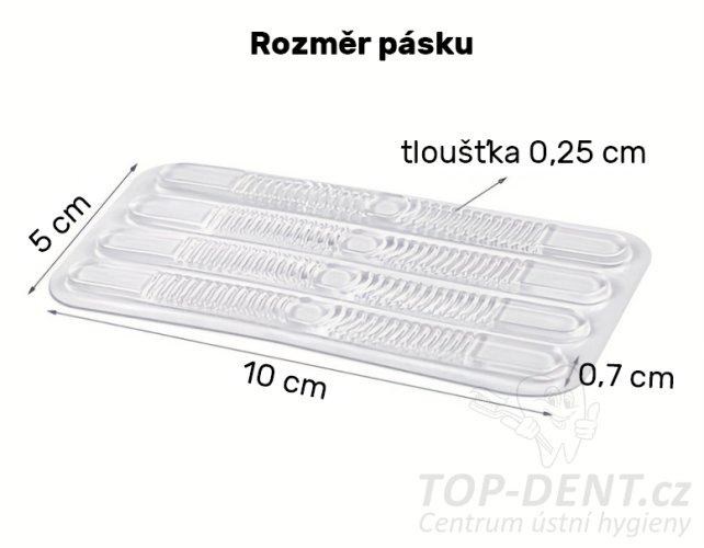 Samolepicí gelové pásky do bot, transparent (4 ks)