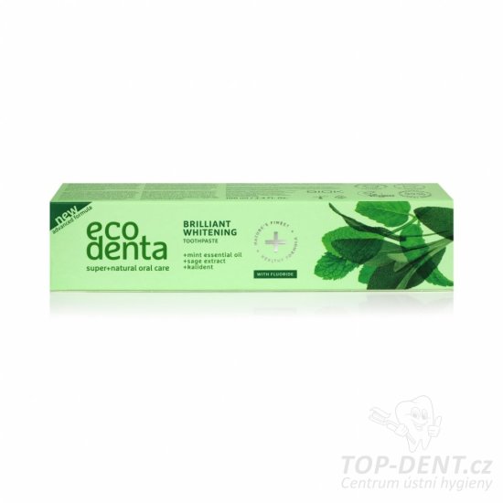 ECODENTA Brilliant Whitening bělící zubní pasta, 100ml