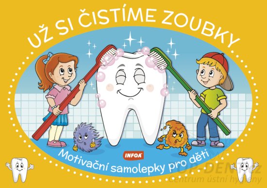 Motivační kalendář se samolepkami - Už si čistíme zoubky