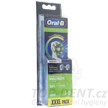 Oral-B Cross Action CleanMaximiser EB 50RB-10 náhradní kartáčky, 10 ks