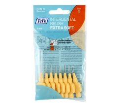 TePe EXTRA SOFT 1 medzizubné kefky 0,45 mm, 8 ks