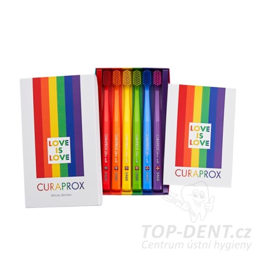 Curaprox CS 5460 zubná kefka Ultra Soft RAINBOW, 6ks