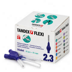 Tandex Flexi mezizubní kartáčky 2,3 mm (fialové), 25ks
