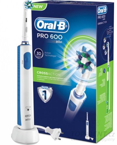 Oral-B PRO 600 Cross Action elektrický kartáček D16.513