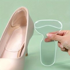 Patní gelové vložky do bot, transparent, 2 ks