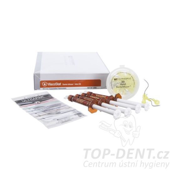 Ultradent ViscoStat Kit viskózní koagulační hemostatický gel, 4x1,2ml