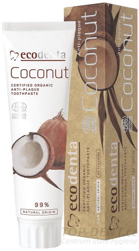 ECODENTA Coconut zubní pasta s kokosovým olejem, 100ml