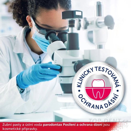 Parodontax Whitening Posilnenie a ochrana ďasien zubná pasta s kys. hyalurónovú 75ml