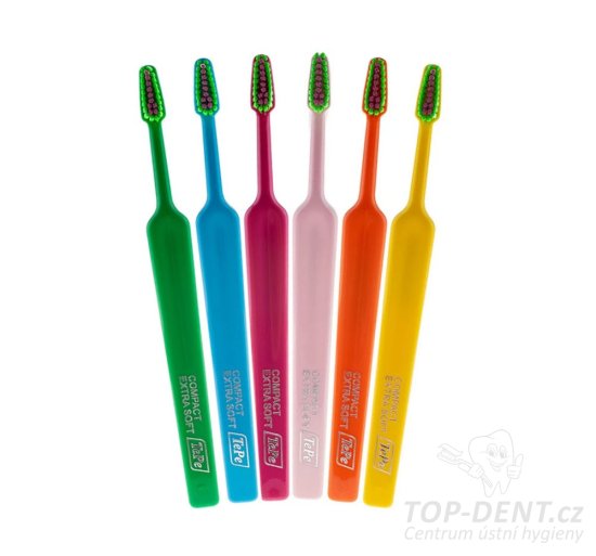 TePe Compact X-Soft Colour zubní kartáček (sáček)