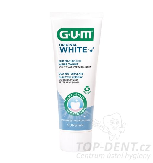 GUM Original White bělící zubní pasta, 75ml