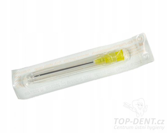 Zarys dispoFINE injekční jehly sterilní (žlutá) 0,90x25 mm (20G), 100ks