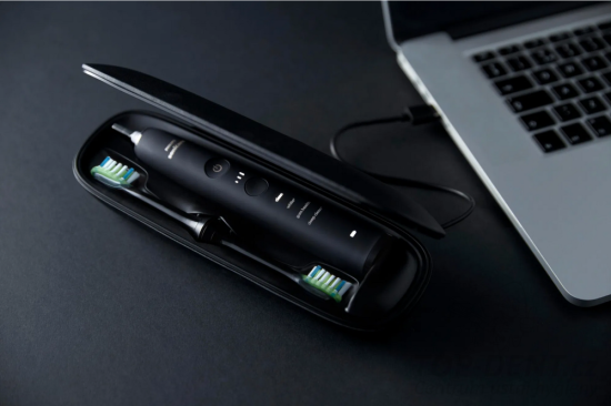 Philips Sonicare 9000 DiamondClean White + Power Flosser Black HX3886/43