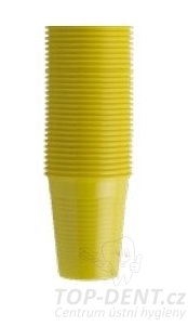 Dopla plastové kelímky (žluté) 200ml, 100ks