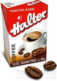 Halter Coffee bonbóny bez cukru, 40g
