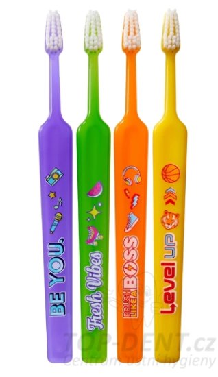 TEPE Kids X-soft dětský zubní kartáček od 6 let , 4ks (sáček)