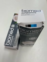 Biomed SUPERWHITE přírodní zubní pasta, 100g