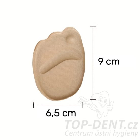 Měkké výstelky do bot přední, 2 ks (černá)