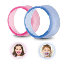 OptraGate Junior mix bezlatexový retraktor rtů a tváří vel. 20x růžový a 20x modrý, 40ks