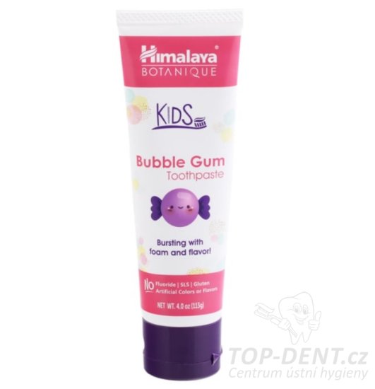 Himalaya Botanique Kids Bubble Gum dětská zubní pasta , 80g