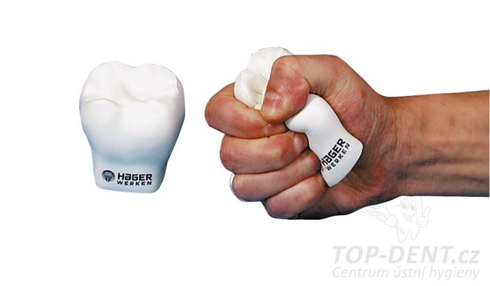 Antistresový polštářek ve tvaru zubu