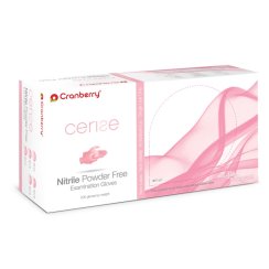Cranberry Cerise Nitrile vyšetrovacie nitrilové rukavice S (6-7) ružové, 200ks