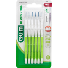 GUM Bi-direction mezizubní kartáčky ISO 1 (0,7mm), 6ks
