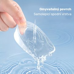 Gelové podpatěnky 1 cm (transparent), 2 ks