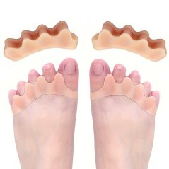 Gelový oddělovač prstů (béžový), 2 ks