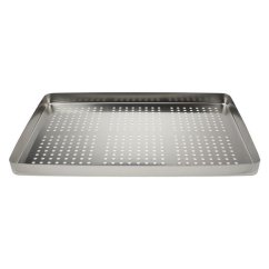 PURE perforovaný tác na sterilizaci nástrojů (nerez) 284x183x17 mm, 1ks