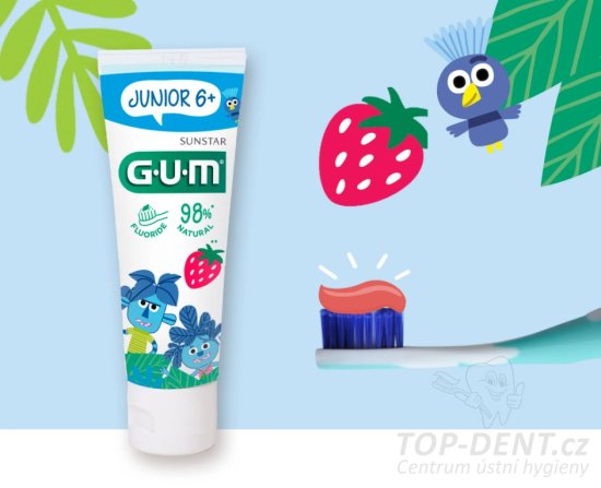 GUM Junior zubní pasta (6-12 let), 50ml